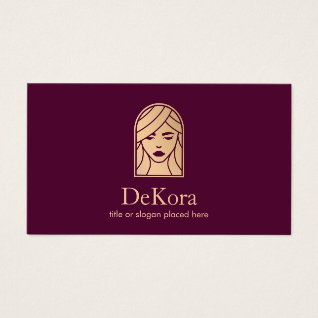 Elegant Burgundy Rose Gold Face (Front)