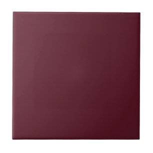 Elegant Burgundy Solid Color Wedding Ceramic Tile