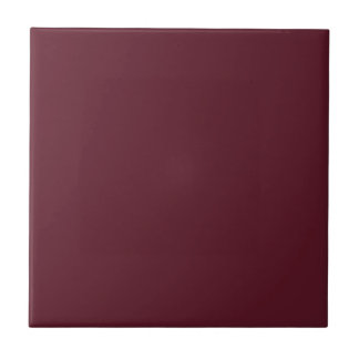 Elegant Burgundy Solid Color Wedding Ceramic Tile