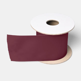 Elegant Burgundy Solid Color Wedding Satin Ribbon