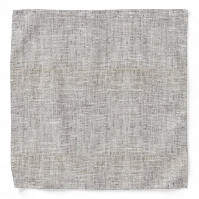 Elegant Burlap Pattern Bandana (Front)