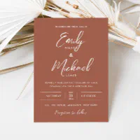 Personalize your wedding stationery