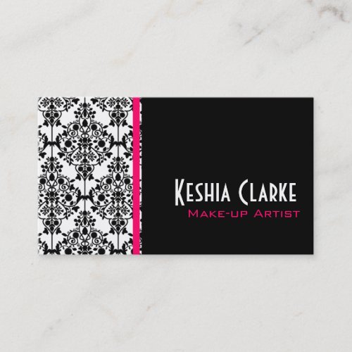 Elegant Busines Cards Damask Business Card Template