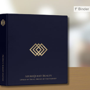 Elegant Business Binder with Custom Logo