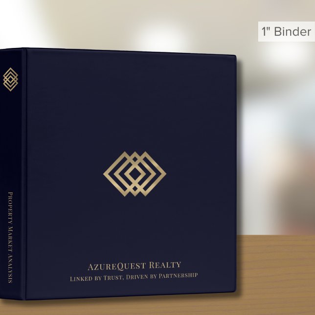 Elegant Business Binder with Custom Logo (Creator Uploaded)