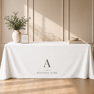 Elegant Business Branded Table Banner Tablecloth