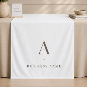 Elegant Business Branded Table Runner Banner Tapestry