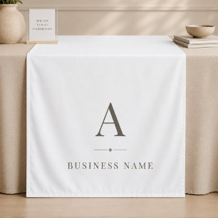 Elegant Business Branded Table Runner Banner Tapestry