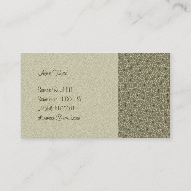 Elegant Business Card (Front)