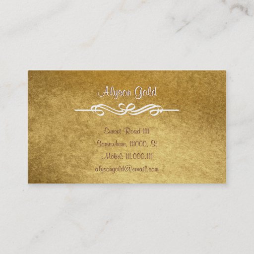 Customizable Elegant Business Card
