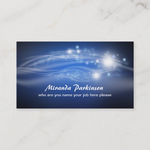 Customizable elegant business card