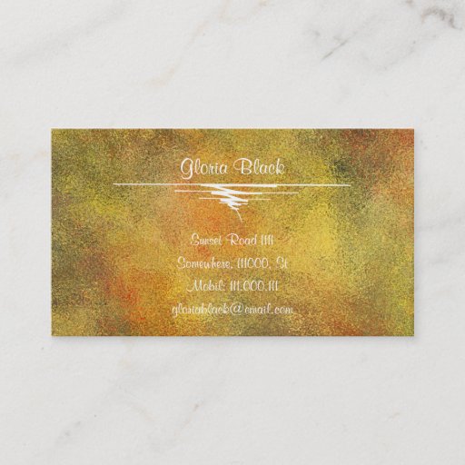 Customizable Elegant Business Card