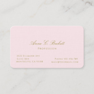 Elegant business card