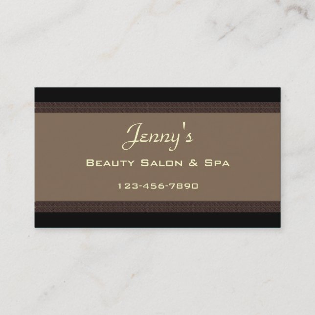 Elegant Business Card (Front)