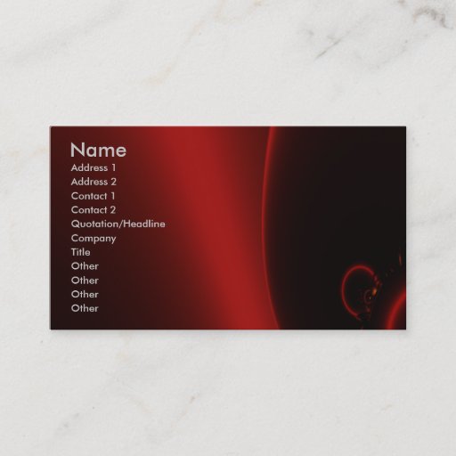 Customizable Elegant Business Card
