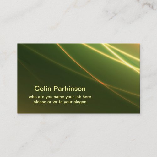 elegant business card