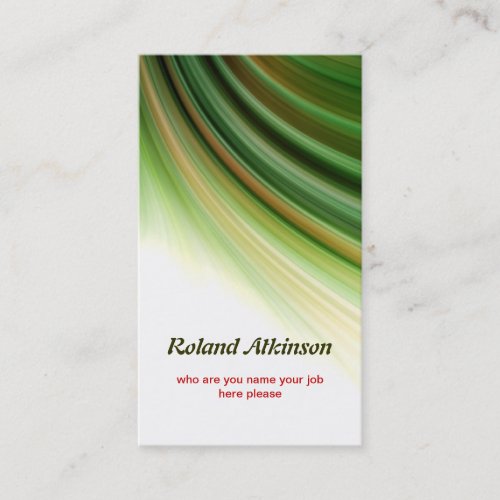 elegant business card