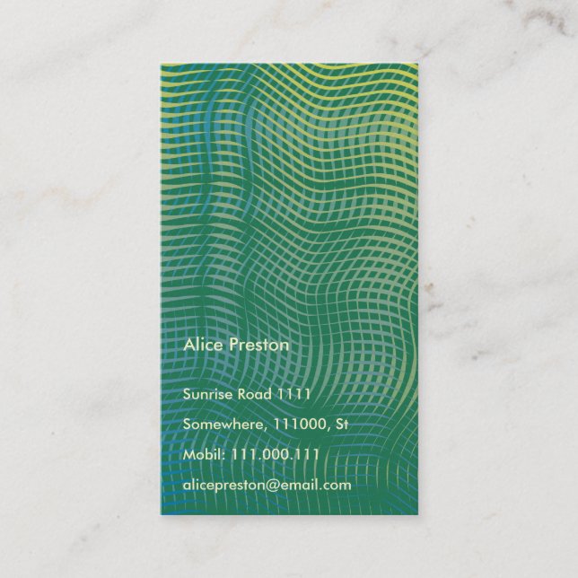 Elegant Business Card (Front)