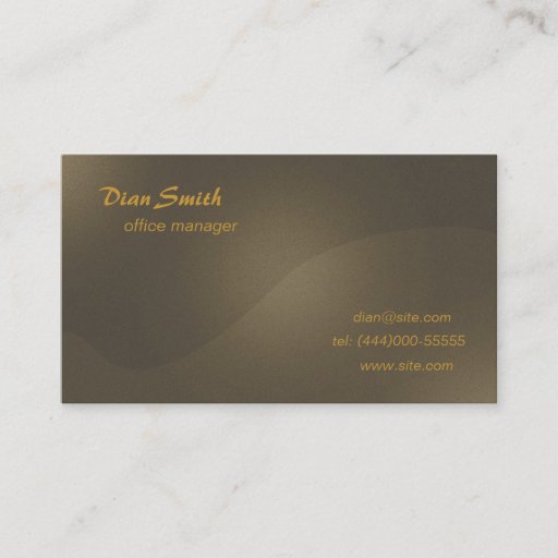 Customizable Elegant business card