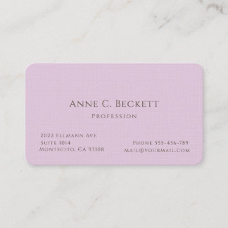Elegant  business card