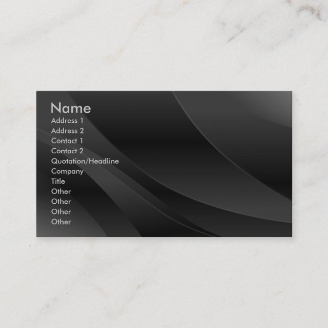 Elegant Business Card (Front)