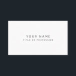 Elegant Business Card<br><div class="desc">An elegant business card with a simple font and a modern design.</div>