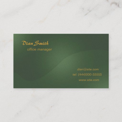 Customizable Elegant business card