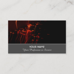 Elegant business card for sparkling services