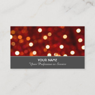 Elegant business card for sparkling services