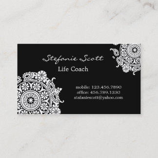 Elegant Business Card in Black and White