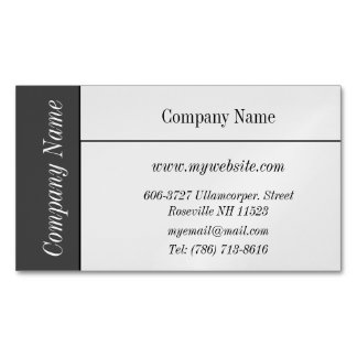 Elegant Business Card Magnet