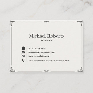 Elegant Business Card | Modern Design 3.5" × 2.5"
