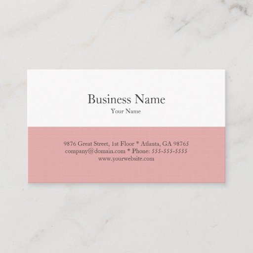Customizable Elegant Business Card Template