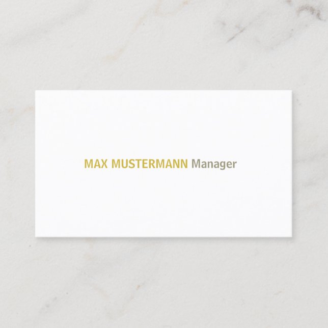 Elegant business cards (Front)