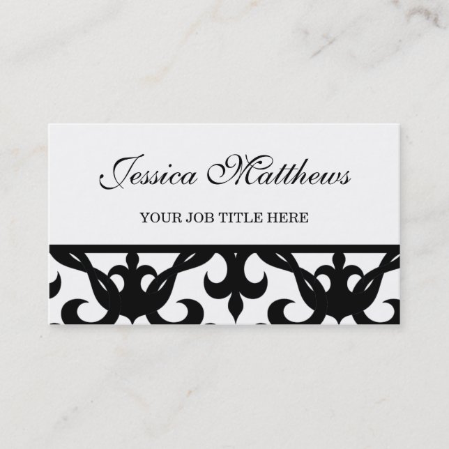 Elegant Business Cards - Personalize (Front)
