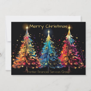 Elegant Business Corporate Christmas Holiday Card