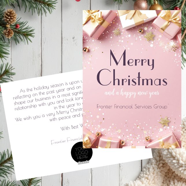 Elegant Business Corporate Christmas Holiday Card (Creator Uploaded)