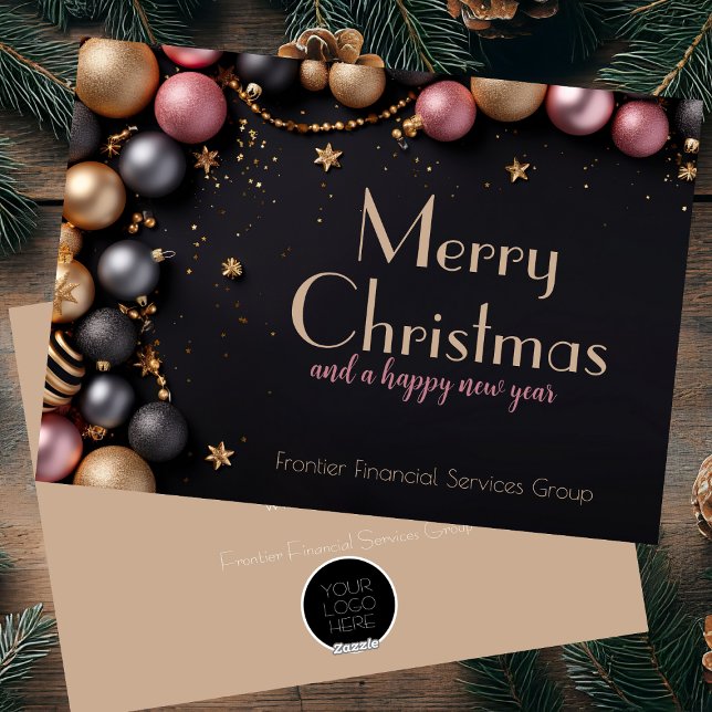 Elegant Business Corporate Christmas Holiday Card (Creator Uploaded)