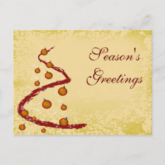 elegant business holiday Greeting PostCards