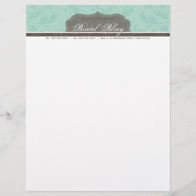 ELEGANT BUSINESS LETTERHEAD :: royal 7 (Front)
