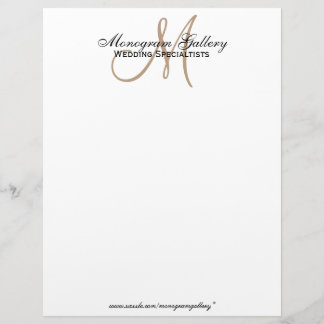 Elegant Business Logo Letterhead Recycled Paper