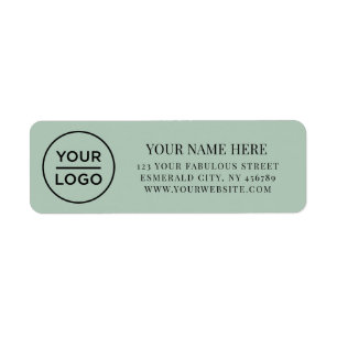 Elegant Business Logo Return Address Label