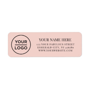 Elegant Business Logo Return Address Label
