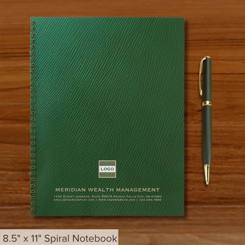 Elegant Business Notebook with Logo