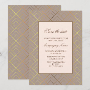 Elegant Business party invite save the date