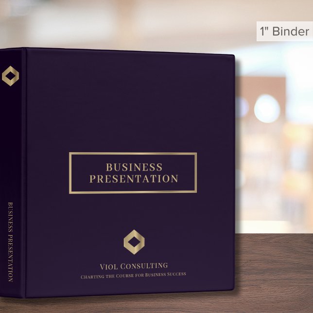 Elegant Business Presentation 3 Ring Binder (Creator Uploaded)