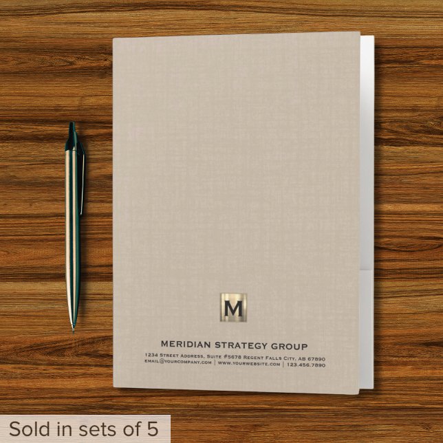 Elegant Business Presentation Folder (Creator Uploaded)