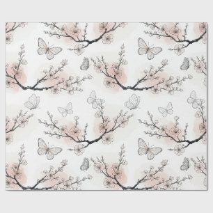 Elegant Butterfly Blossom (11) Wrapping Paper