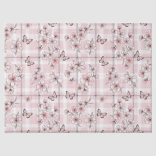 Elegant Butterfly Blossom (2) Tissue Paper