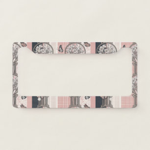 Elegant Butterfly Blossom (5) License Plate Frame